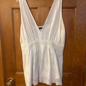 Venus white cotton summer Top